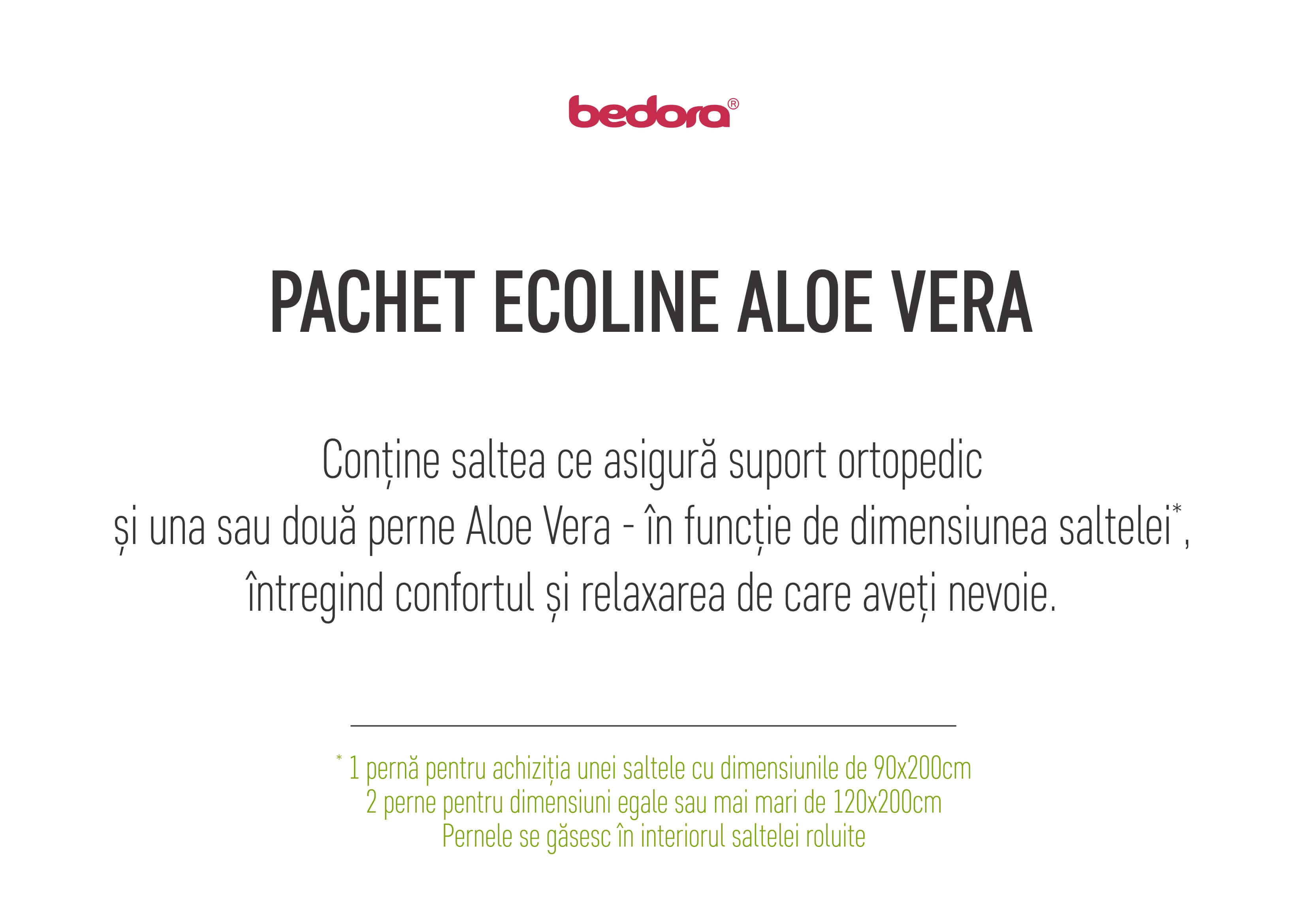 Saltea Ecoline Aloe Vera